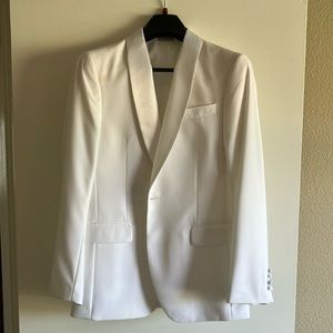 White shawl collar dinner jacket - 38r